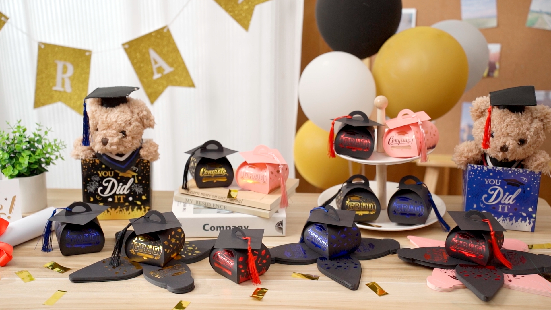 Amazon.com: TaoBary 30 Pcs Graduation Cap Gift Boxes Graduation