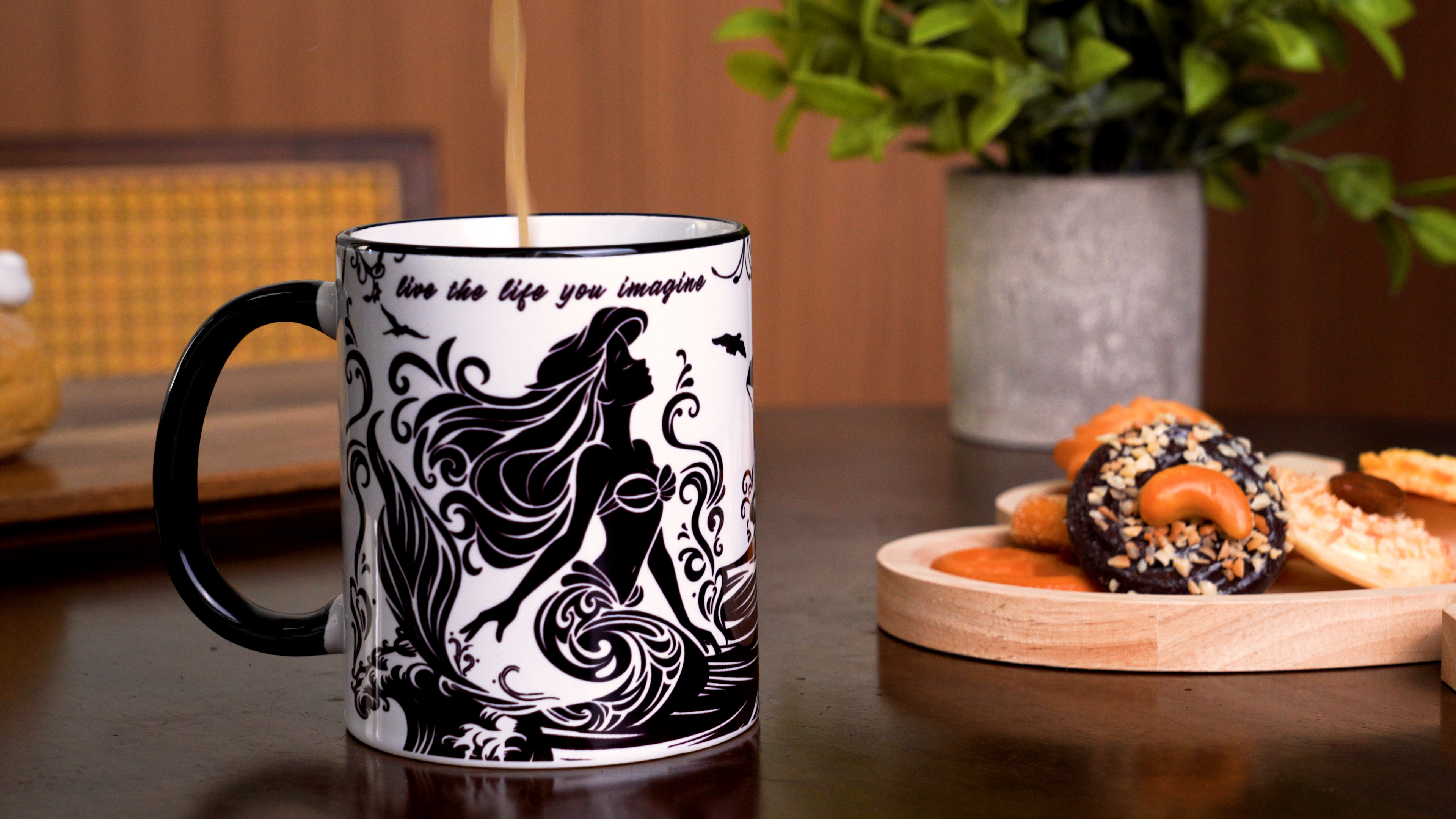 Amazon.com: Silkwishes Mermaid Coffee Mug 11 Oz Mothers Day Birthday Gifts  for Women, Black and White Mugs, Birthday Gift for Women Friendship, Mermaid  Coffee Cup Adult Gifts for Friends, Mom, Grandma :