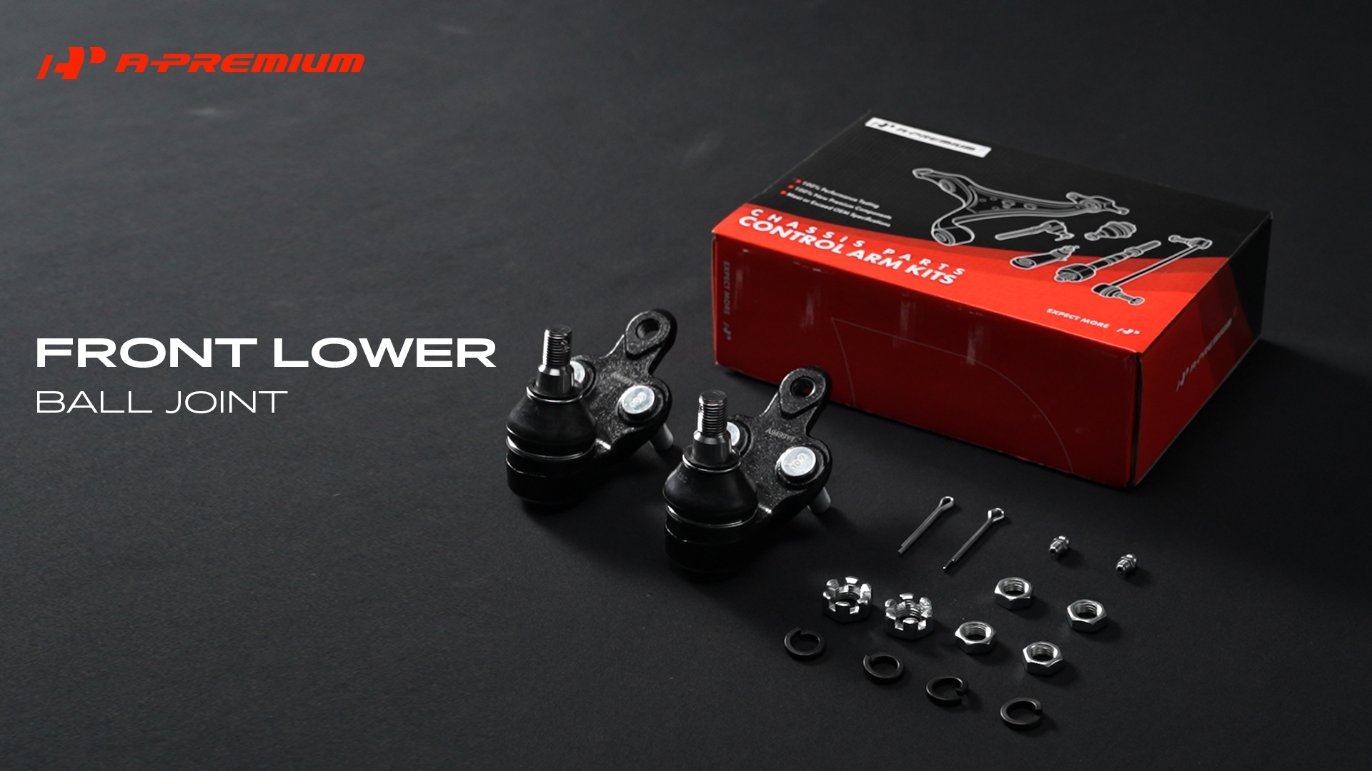 Amazon.com: A-Premium 2 x Front Lower Ball Joints, Compatible with