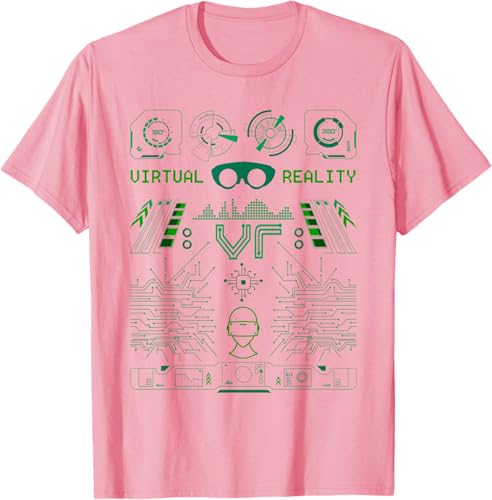 Miniatura 48 de Camiseta de realidad virtual VR Retro Gamers, Negro, S Negro,Azul Marino,Asfalto,Blanco,Azul Pastel,Arándano,Limón,Jaspeado Oscuro,Gris