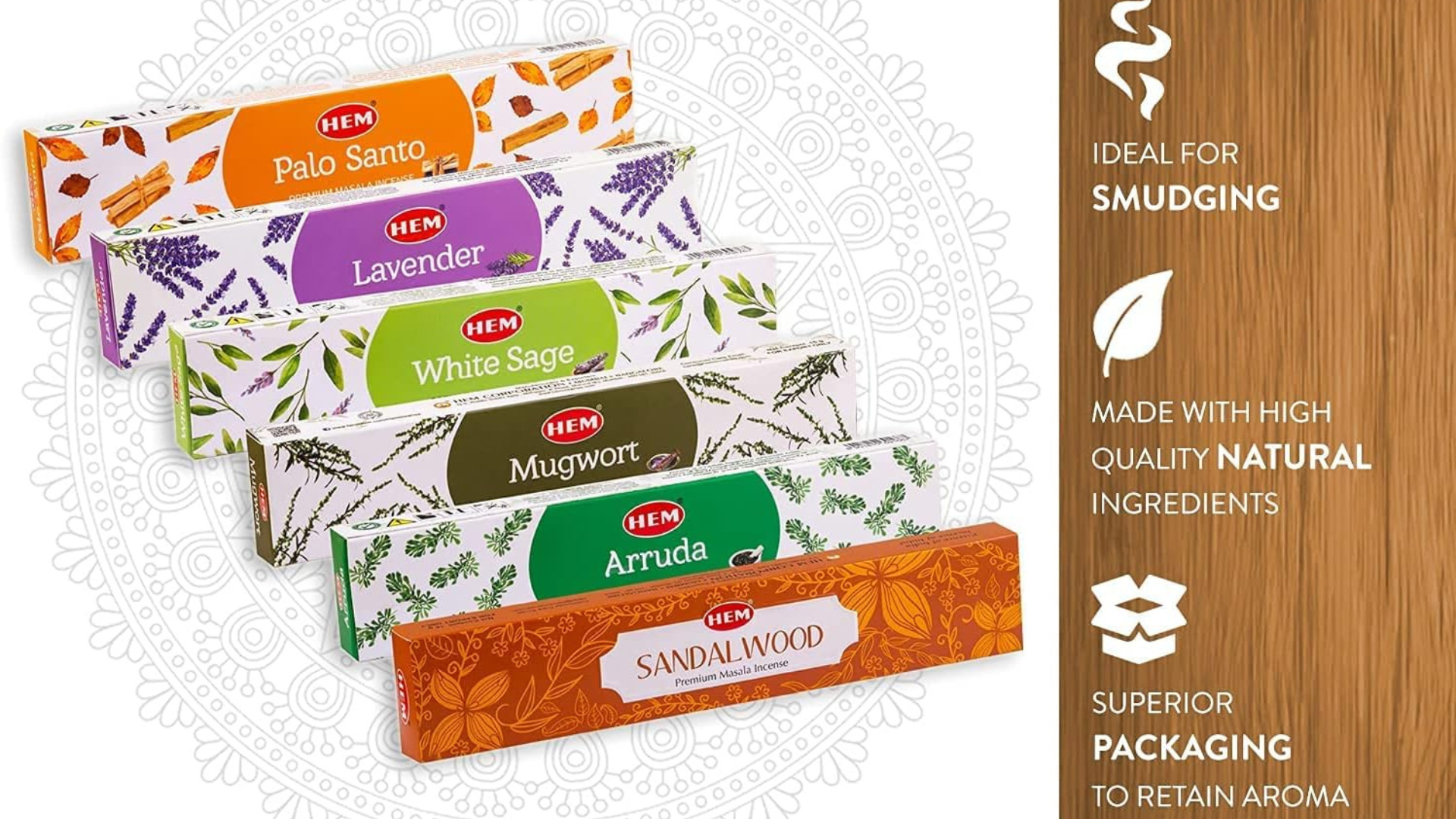 Amazon.com: HEM Premium Floral Bouquet Masala Incense Sticks | Air