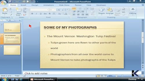 Teach Yourself PowerPoint(Kindle Tablet Edition) – vue 3