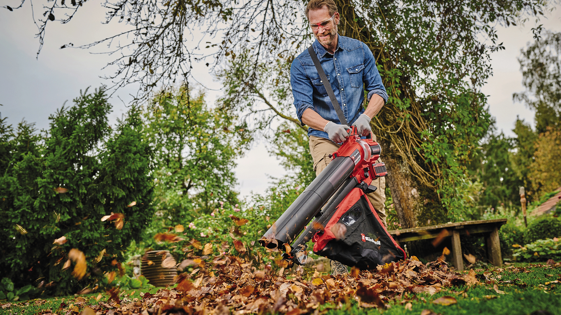 Einhell Cordless Leaf Blower And Vacuum 36V Power X-Change, High