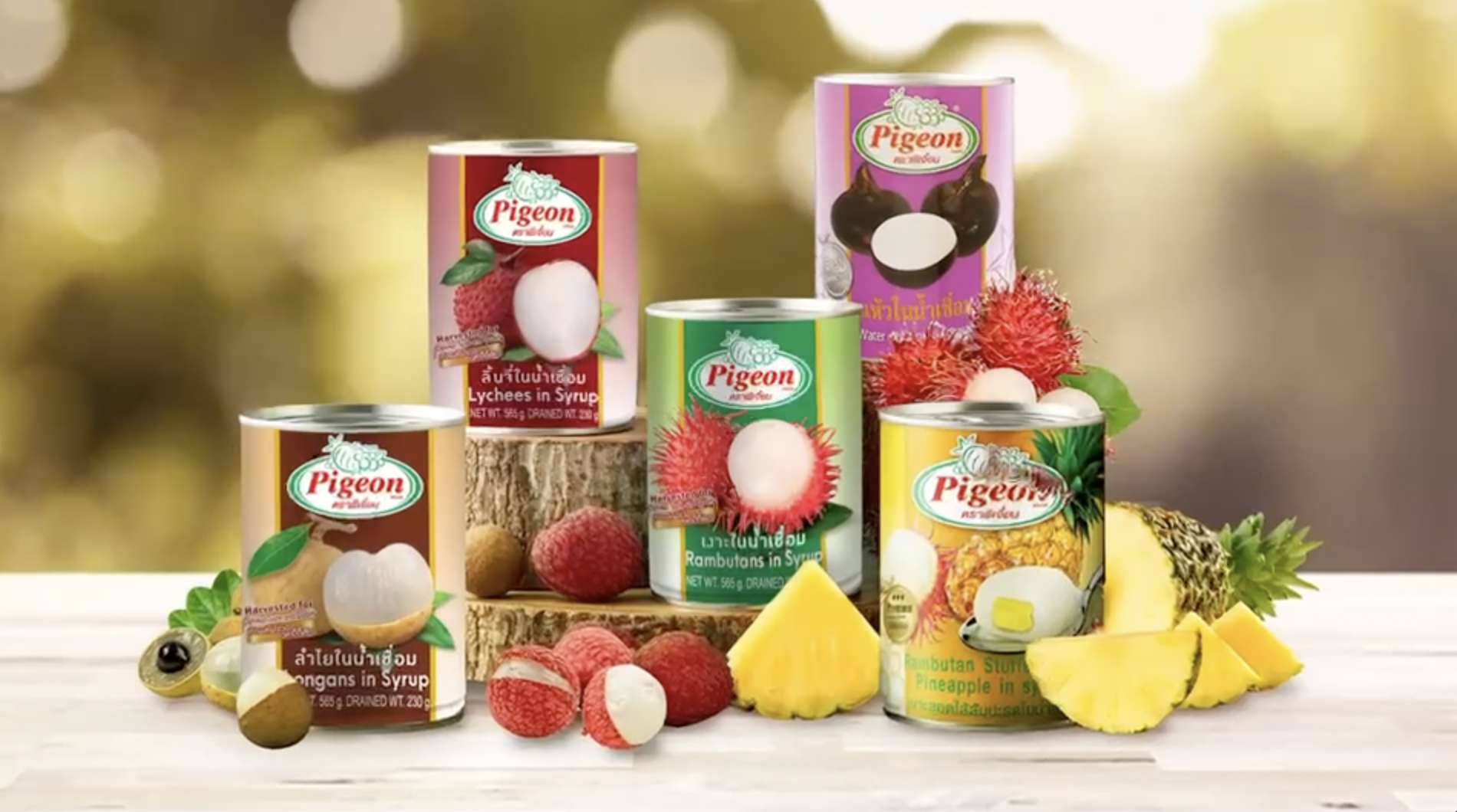 Amazon | 『ピジョン』ランブータンとパイナップルのシロップ缶詰め 565g 3個セット (Canned Rambutan stuffed  with pineapple in syrup 565g Set of 3) | ノーブランド品 | フルーツの缶詰・瓶詰 通販