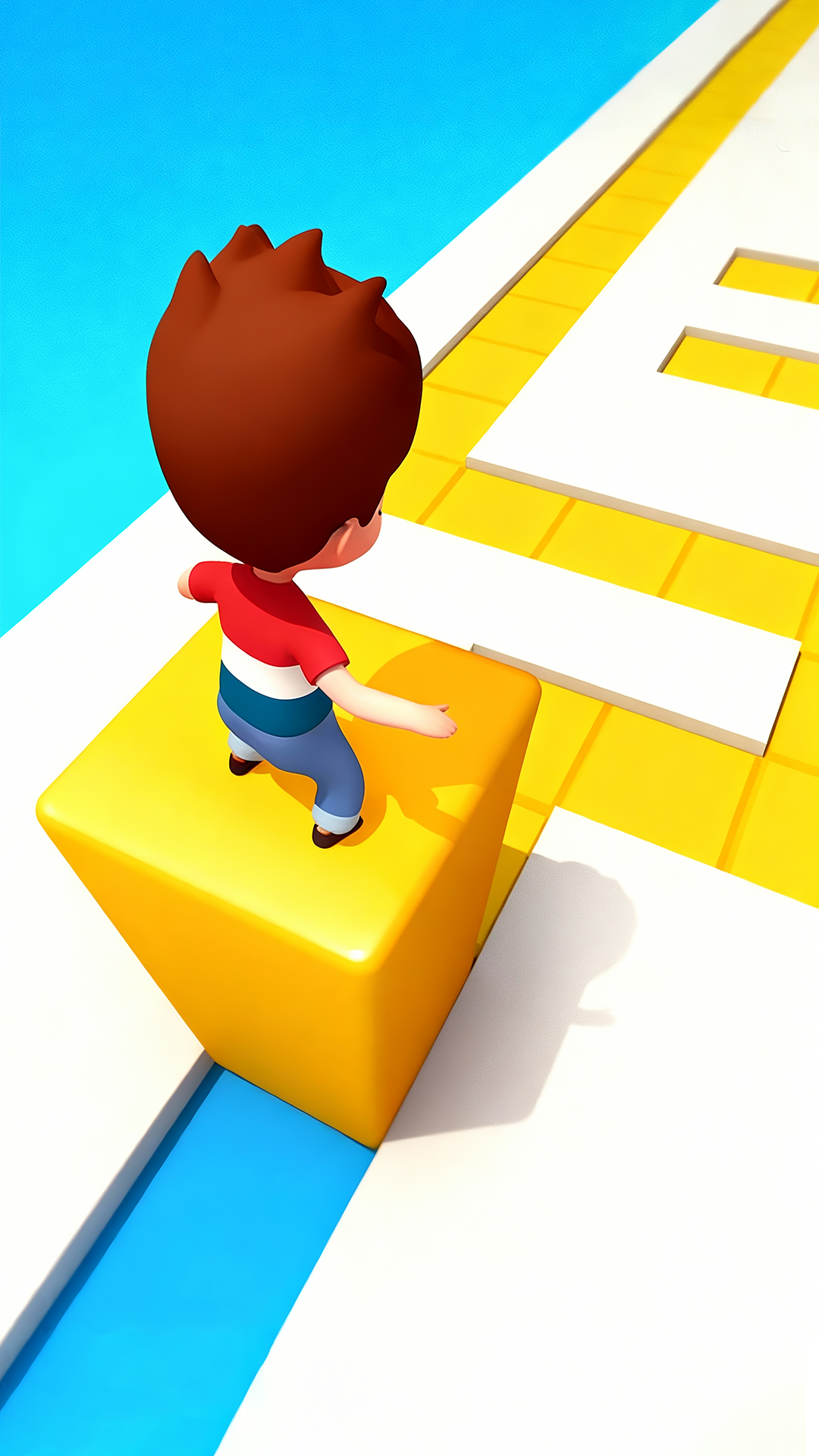 Stacky Dash Cube Surfer Maze Run: Tiles Bridge Rush Swipe Tower Block ...
