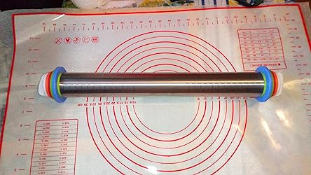 PRETYZOOM Rouleau À Pâtisserie En Acier Inoxydable 304 Pour Une Prise