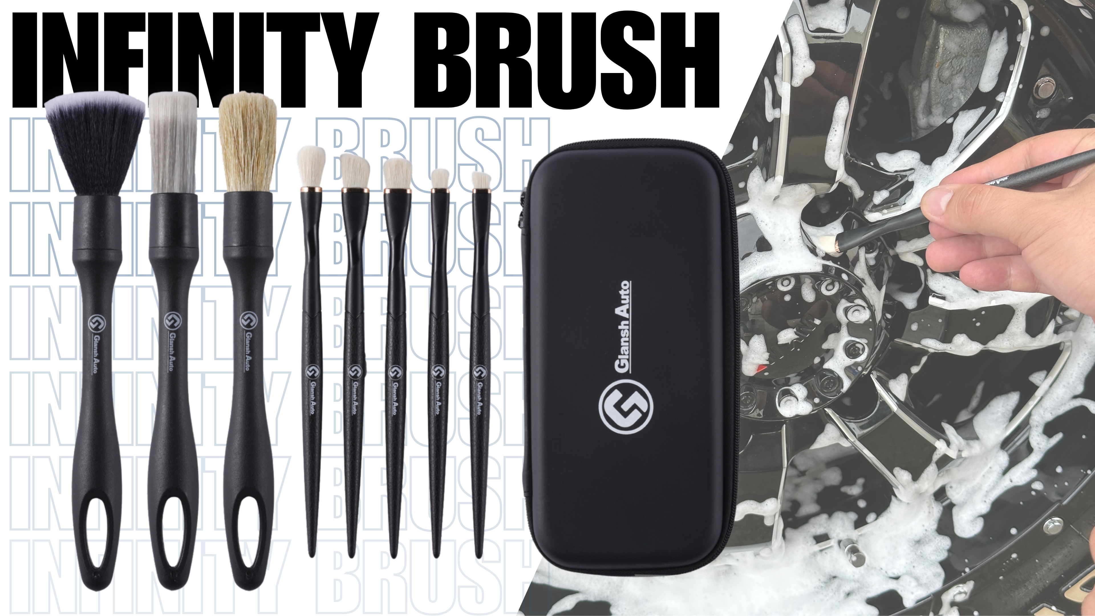 mananails ブラシセット mananails ネイルブラシ 6本セット MOONLIT EL