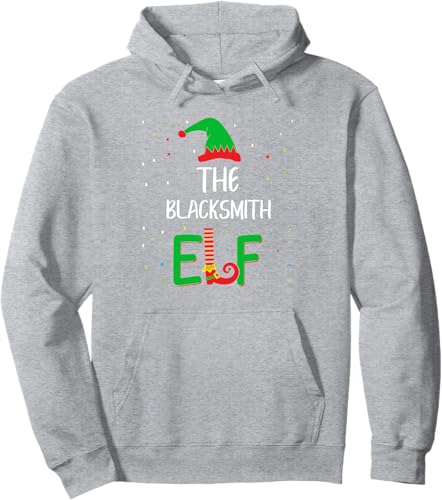 Miniatura 3 de Blacksmith Elf Family Matching Christmas Pjs Funny Pullover Hoodie