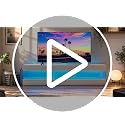 Cubehom White TV Stand for 60" TV, LED Entertainment Center with Storage image 7