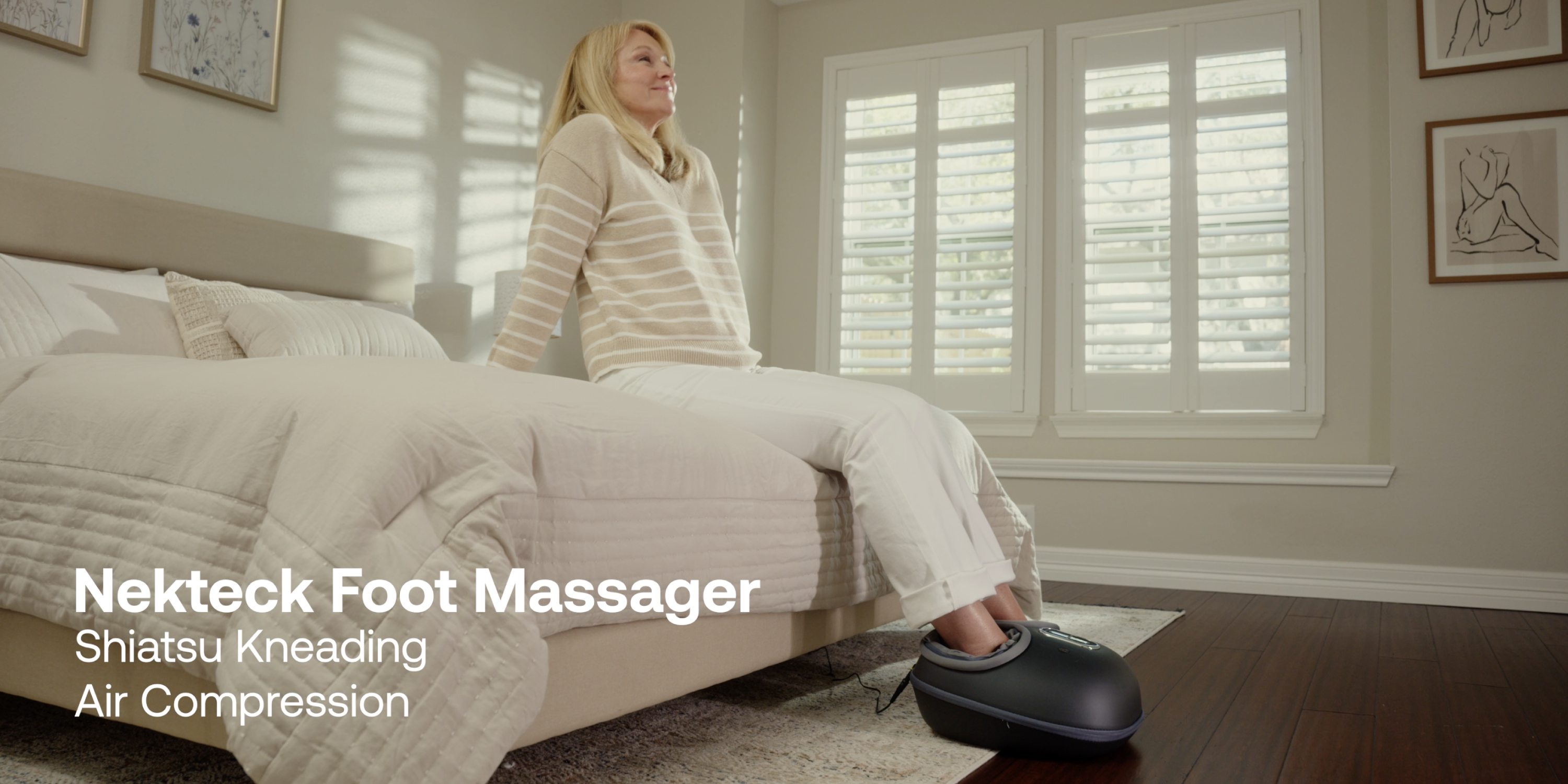 Amazon.com: Nekteck Shiatsu Foot Massager with Heat [2026 Upgraded