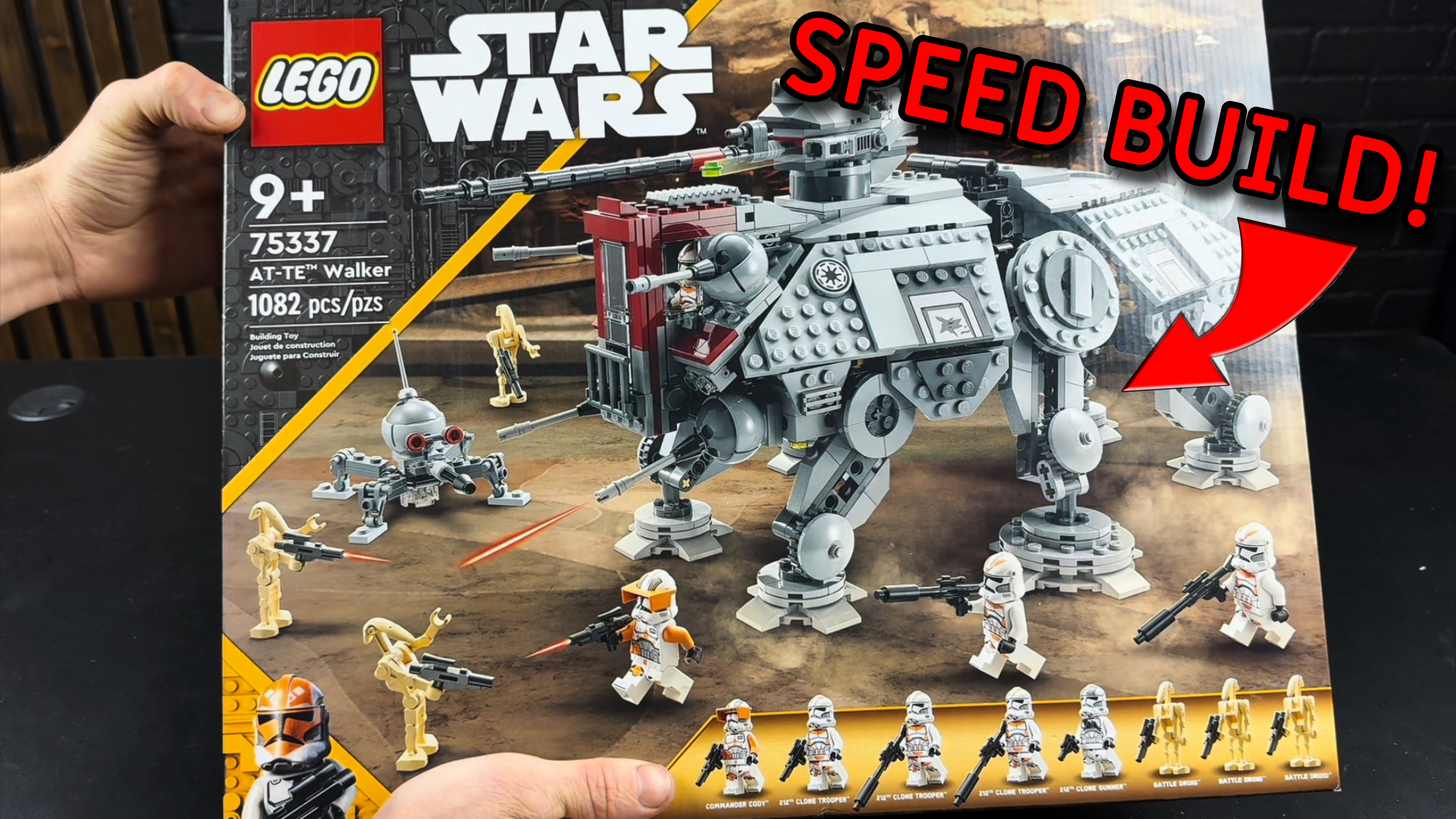 Watch LEGO Star Wars AT-TE Walker Speed Build! on Amazon Live