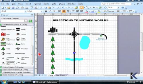 Teach Yourself Visio Pro 2007 – vue 2