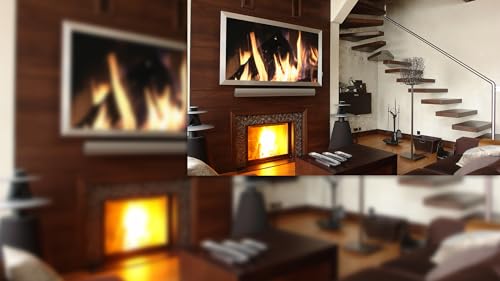 ambiente de lareira romântico gratuito HD - aproveite as férias de Natal refrescadas no inverno na s
