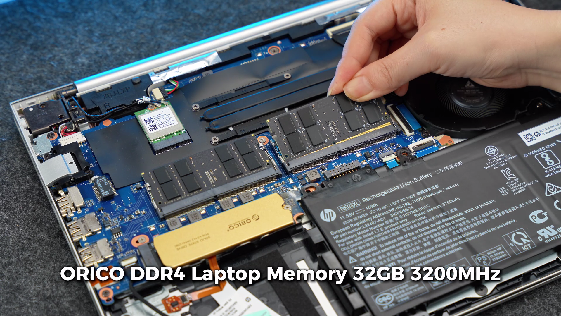 ORICO 32GB Kit (2x16GB) DDR4 3200MHz CL22 Laptop RAM, 260-Pin