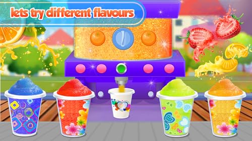 Frozen Slush Rainbow Ice Cream : Craft Colorful Slushy Delights - Frozen drink simulator