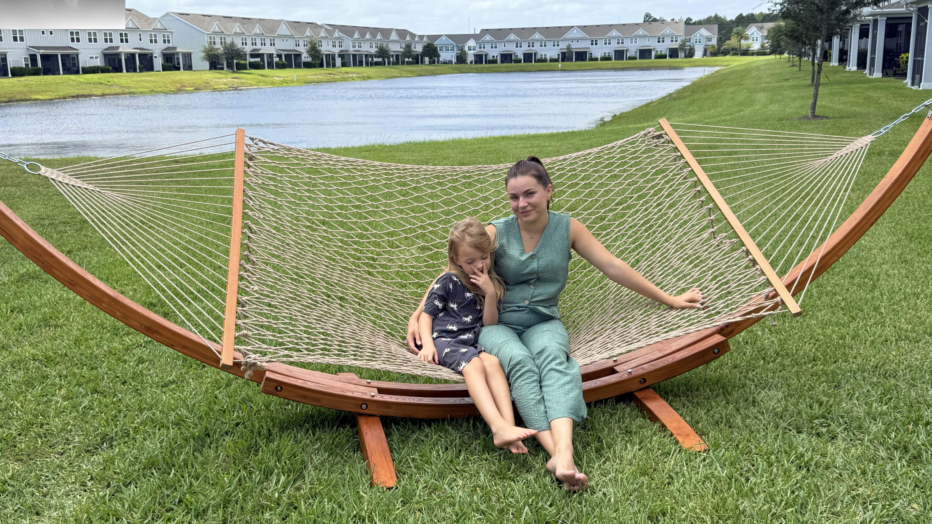 Amazon.com : Lazy Daze Hammocks Double Rope Hammock, 2