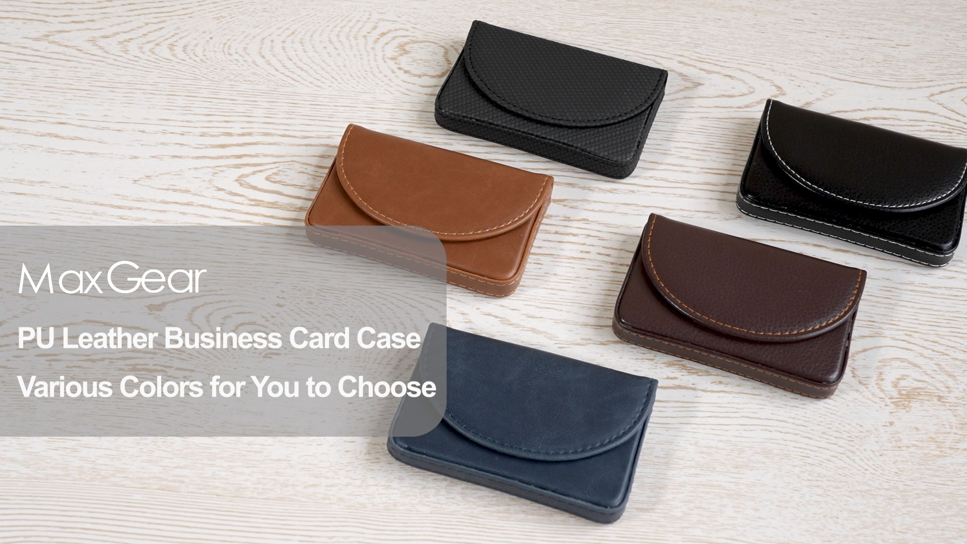 カードケース・名刺入れ COURONNE Macare Maccare business card wallet RCWGX24114BUL Amazon.com : MaxGear Business Card Holder Case, PU Leather