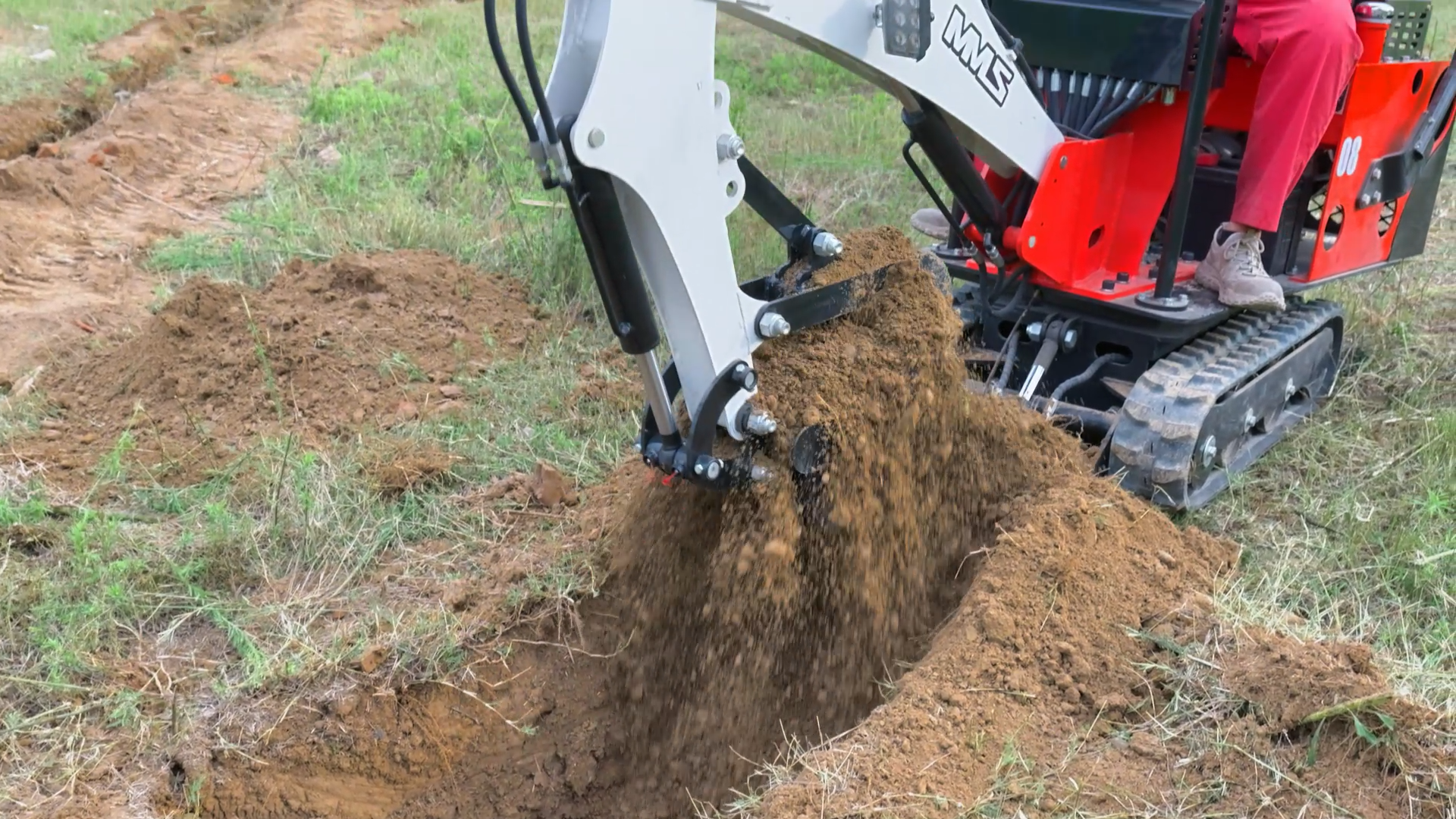Amazon.com : MMS 0.8 Ton Mini Excavator with 13.5 HP Gasoline