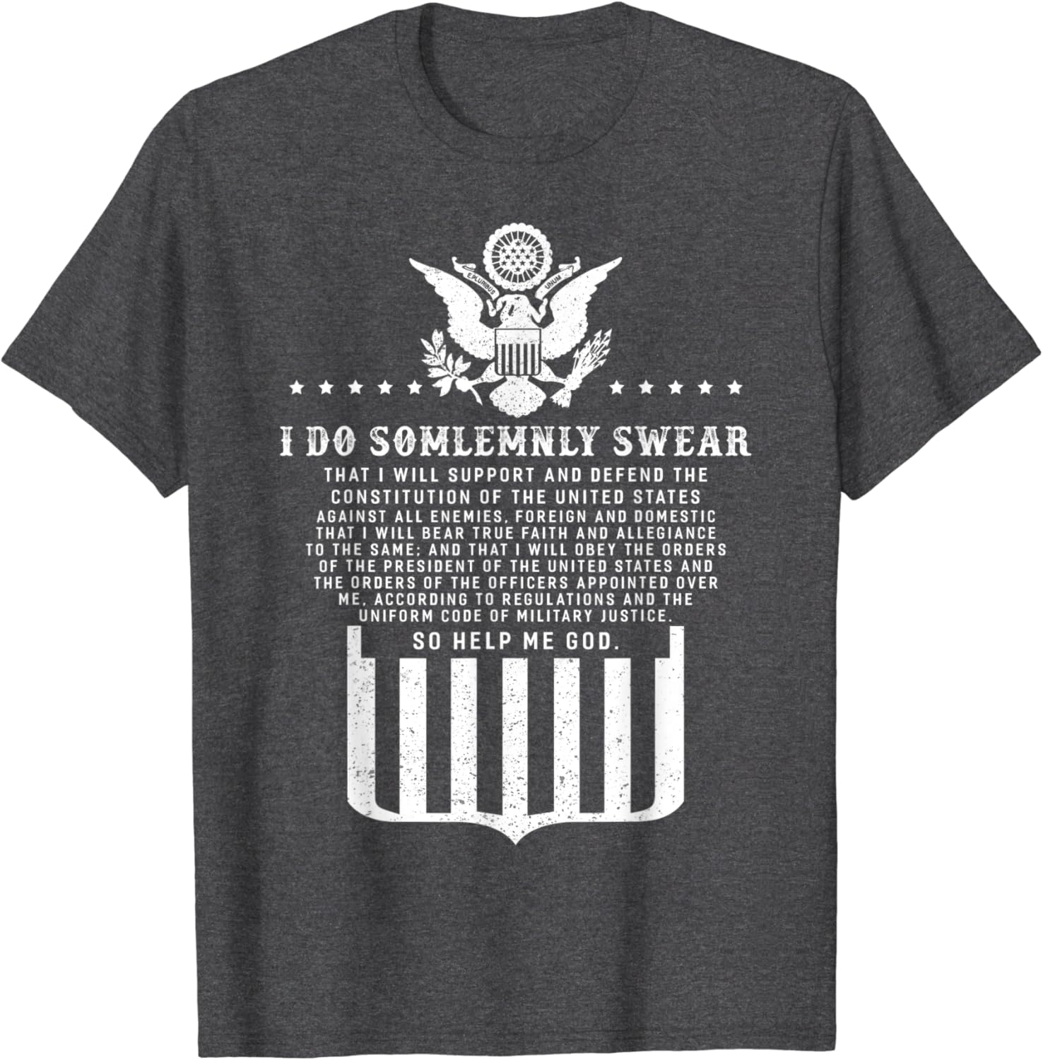 Military oath t shirt Clearance