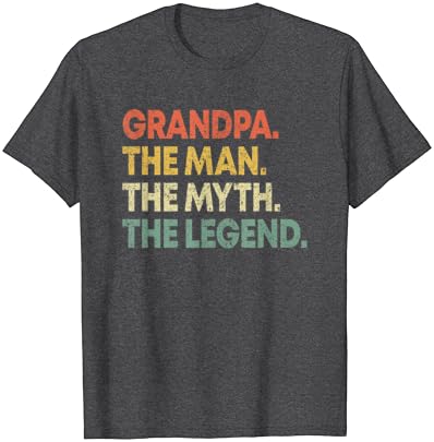 Grandpa the legend t shirt Clearance