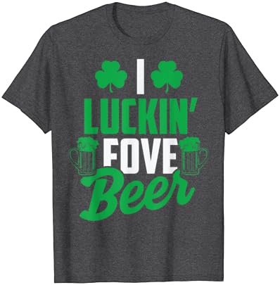 I luckin fove beer shirt Clearance