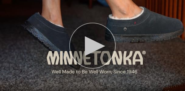 Amazon.com | Minnetonka Women's Tie Tread, Black, 5 M | Slippers