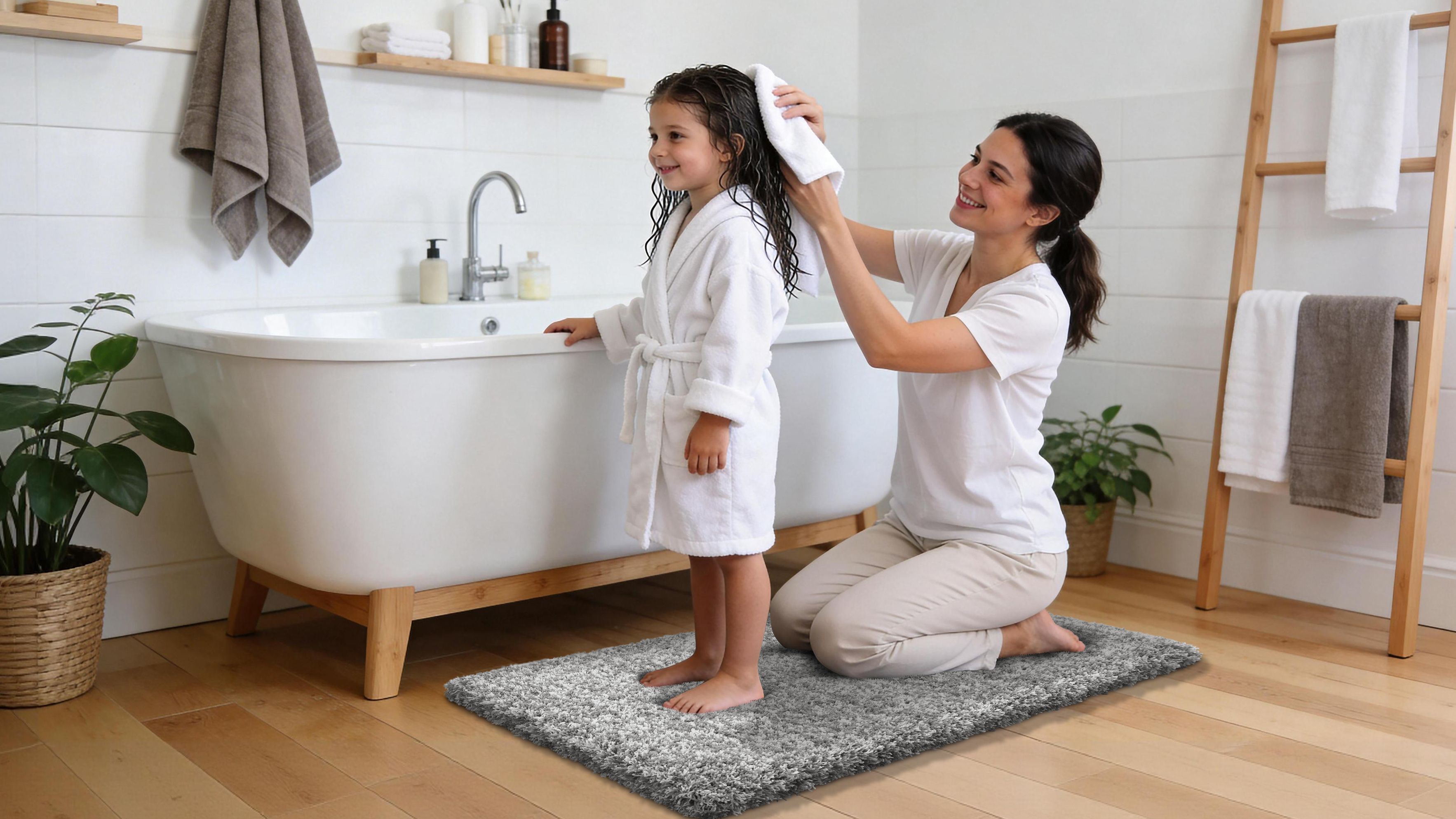 Amazon.com: Yimobra Bathroom Rugs Non Slip Washable 32X20, Ultra