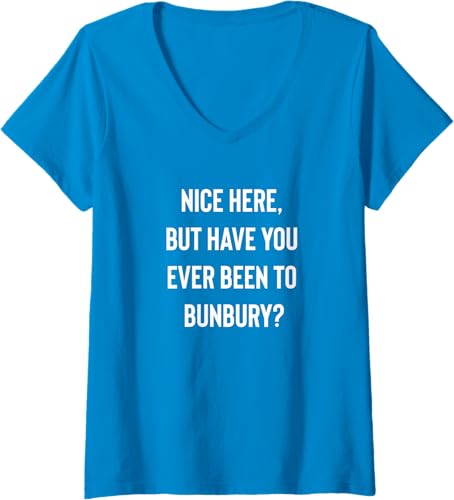 Miniatura 9 de Nice Here But Have You Ever Been To Bunbury V-Neck T-Shirt
