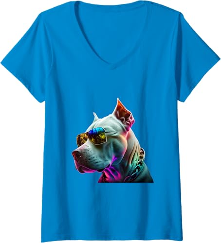 Miniatura 9 de Womens Dogo Argentino Dogs Dogo Argentinos V-Neck T-Shirt