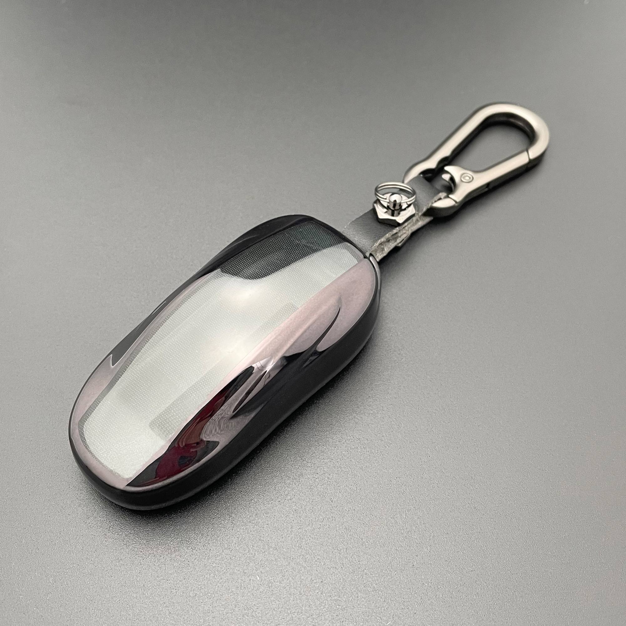 TANDRIVE Key Fob Cover Holder For Tesla Model Y 3 (S X),Black