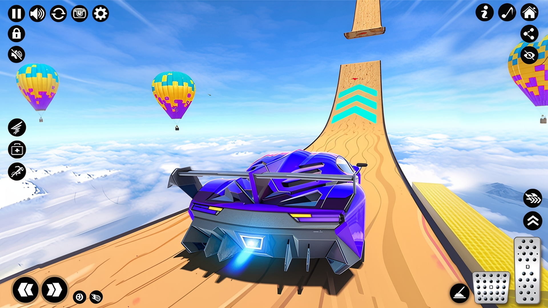 Mega Ramp Car Stunt Racing For Kids - Extreme Ramps Car Games 3D