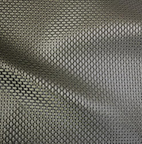 Vista 5 de VViViD Bycast65 - Tela de sarga negra de piel sintética de vinilo marino