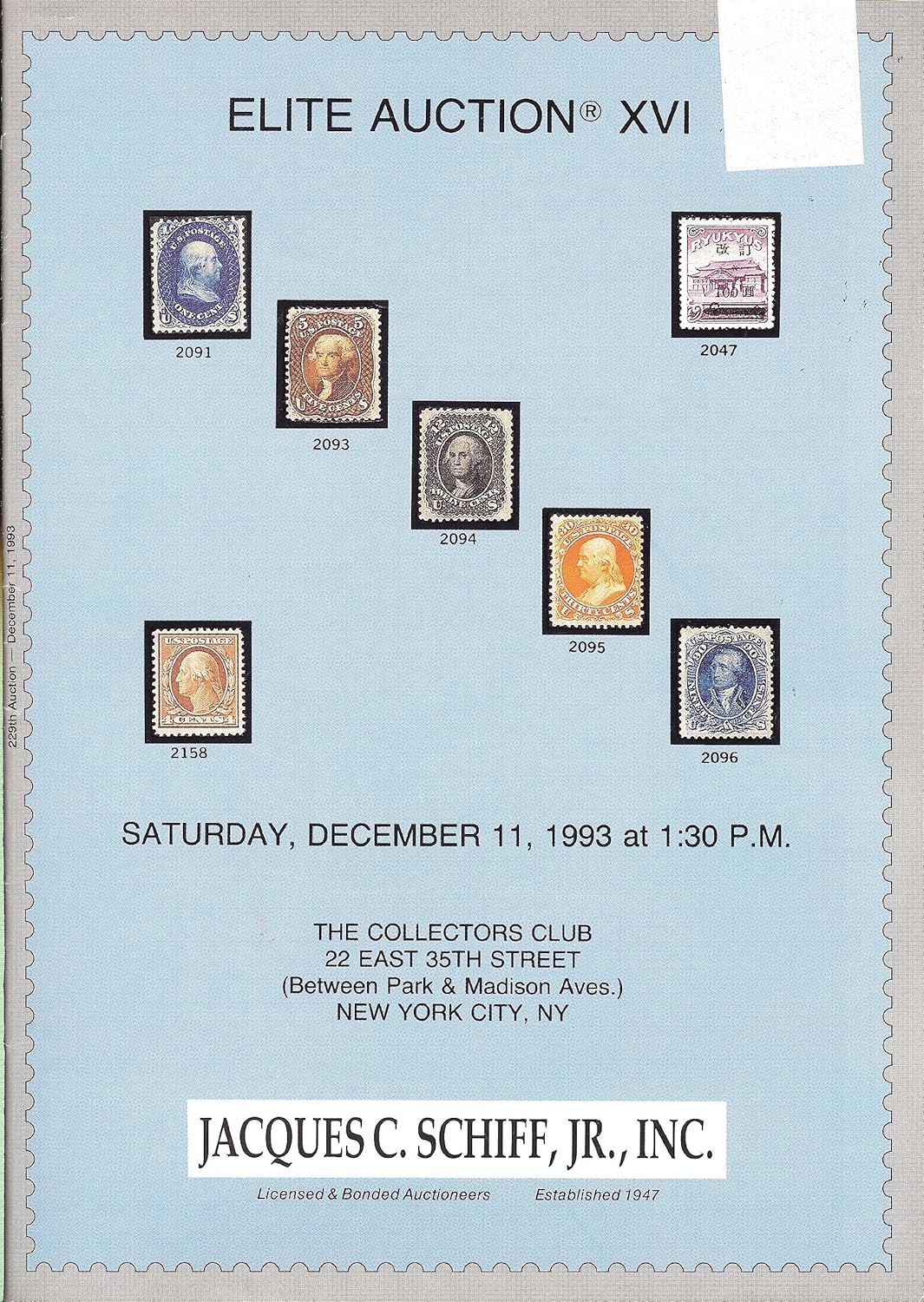 United States, Worldwide Stamps & Postal History Elite Auction XVI