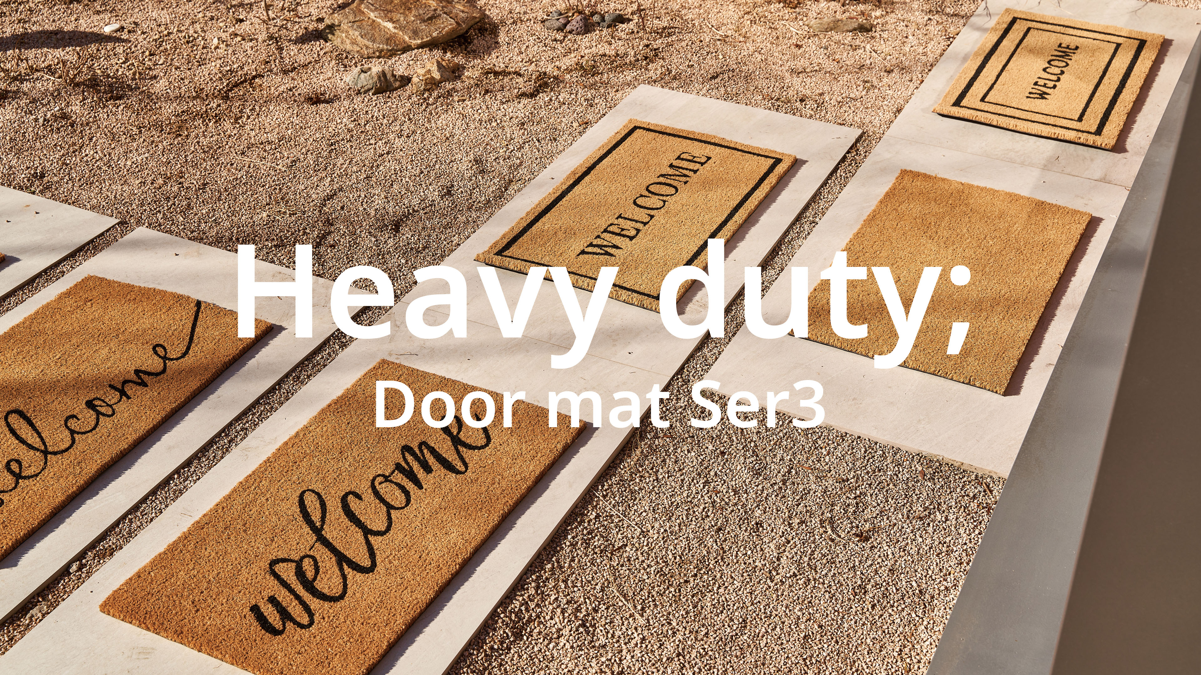Amazon.com: KANKUN Coco Coir Door Mat with Heavy Duty Backing