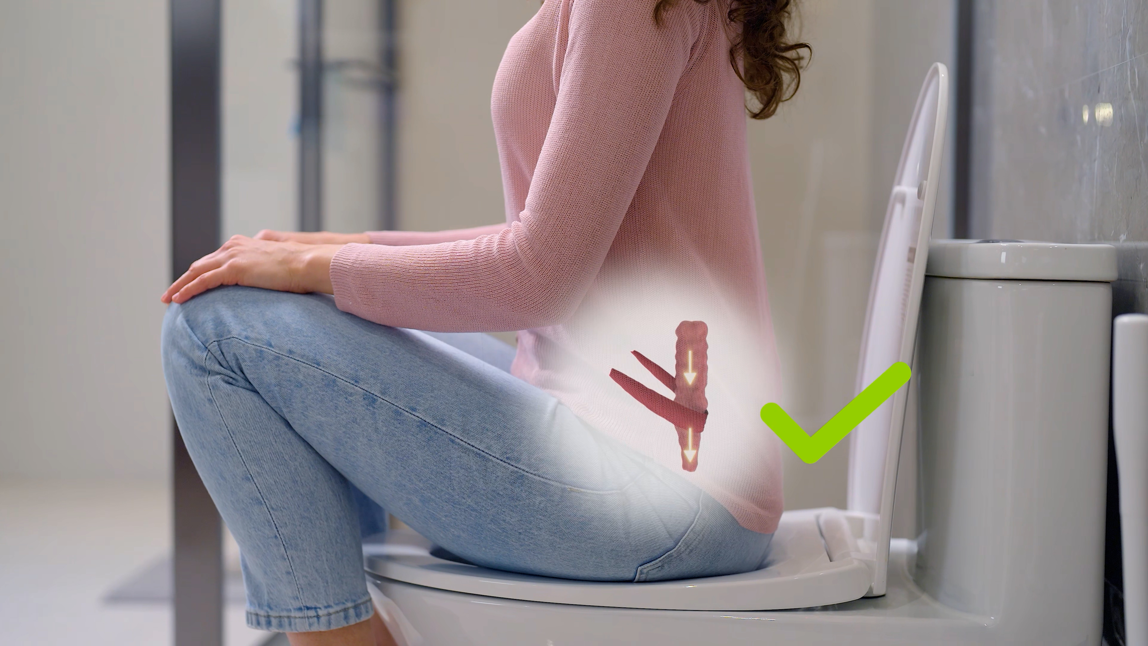 Toiletkrukje Duurzaam badkamervoetenbankje Handig voor volwassenen en kinderen bij het