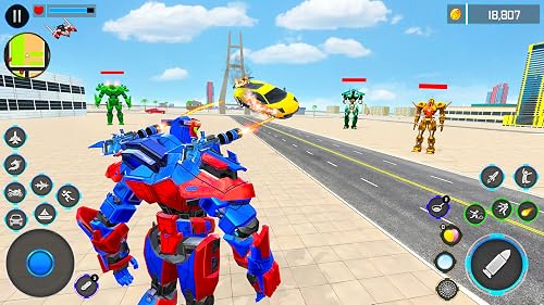 Multi Robot Transform Battle Simulator : Robot Game City Rescue Mission – vue 5