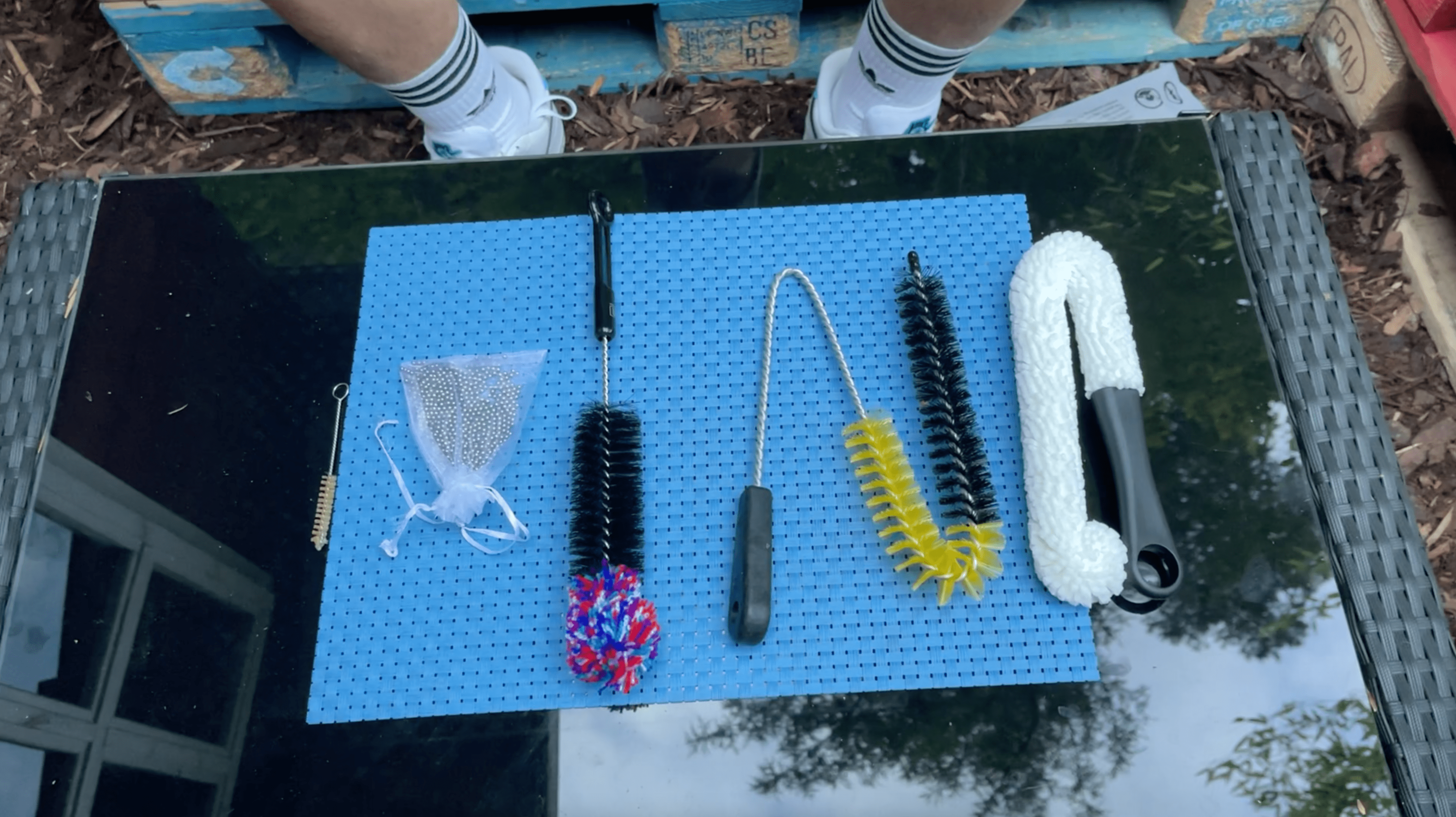 M. ROSENFELD Shisha Reinigungsset mit 4 Bürsten & 500 Edelstahl Reinigungsperlen | Premium Shisha Zubehör für eine… – Bild 8