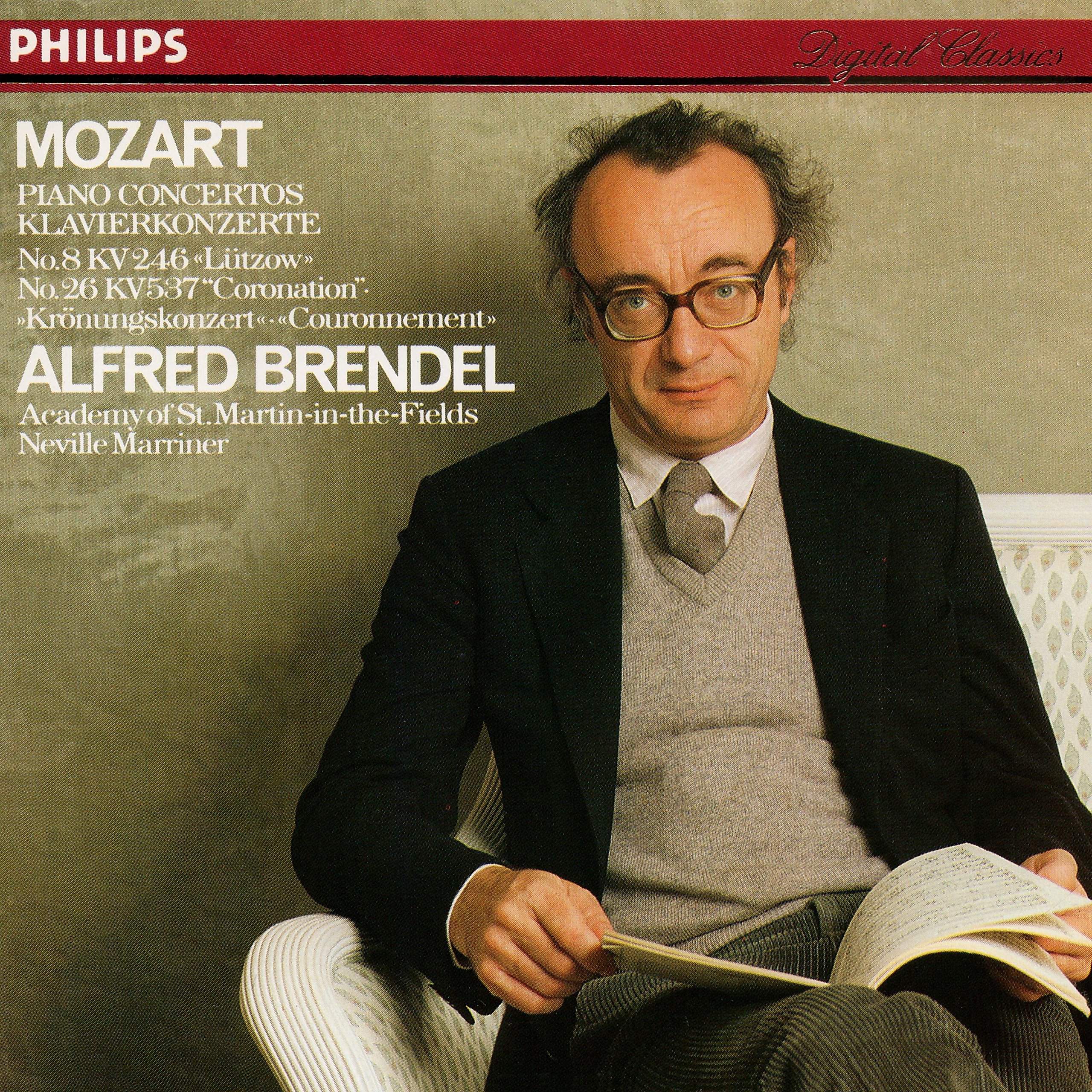 Mozart: Piano Concertos Nos 8 [Audio CD] Marriner, Sir Neville; Brendel, Alfred; Academy of