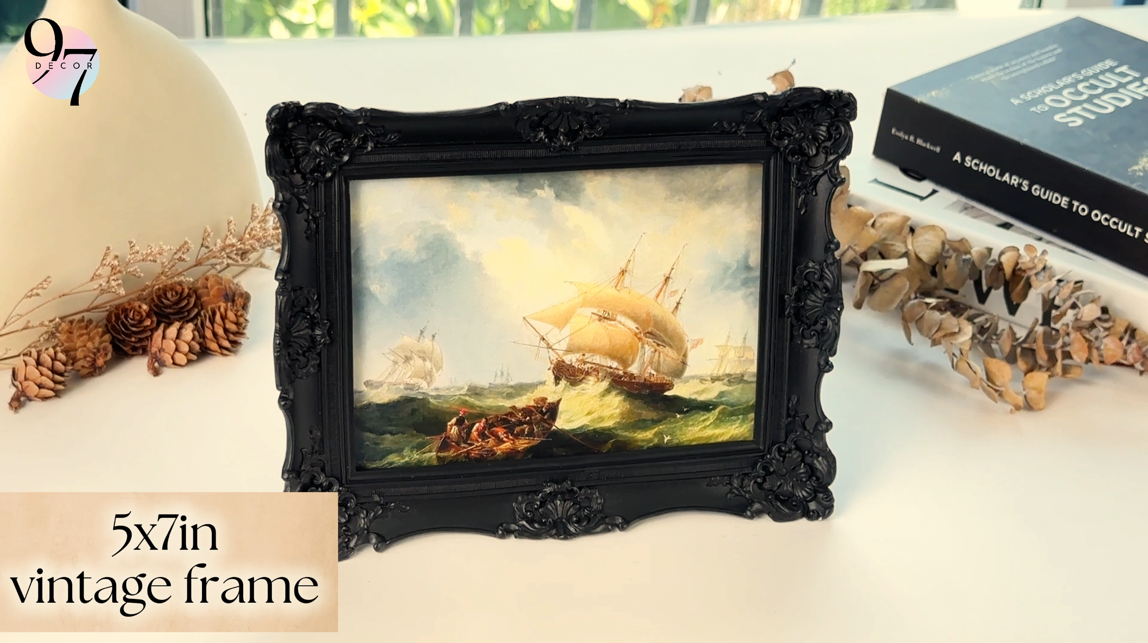 Amazon.com - 97 Decor Black Gothic Picture Frame 5x7 - Small