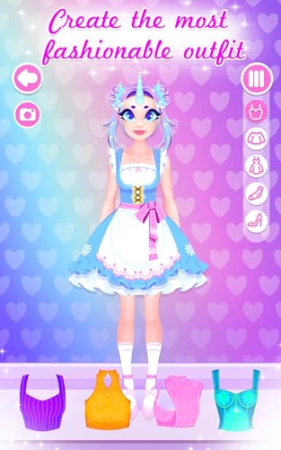 Unicorn Makeover Games - Dress Up & Nail Salon
