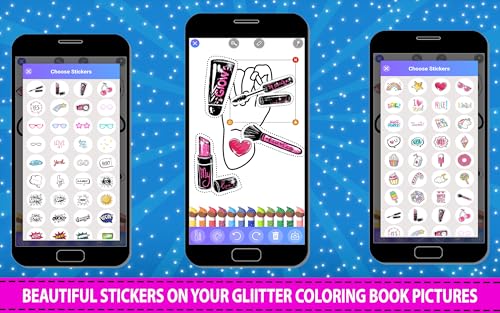 Nail Art Coloring Book Glitter Pages for Kids