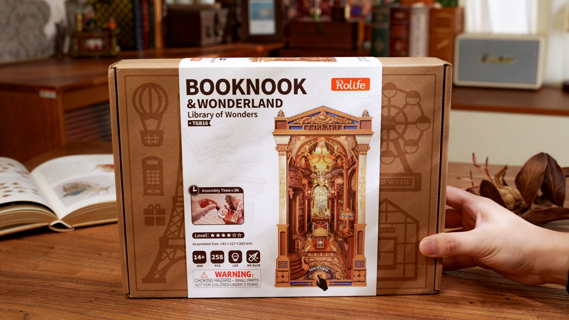 Amazon.com: Rolife Book Nook Kits 3D Wooden Puzzle for Adults