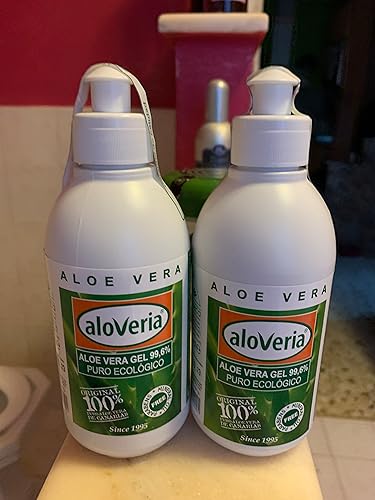 aloe vera kühlend Aloe Vera Gel 200 ml – 98,3 % reiner Saft, Naturkosmetik, kühlende Aft –  Biomond main image 1