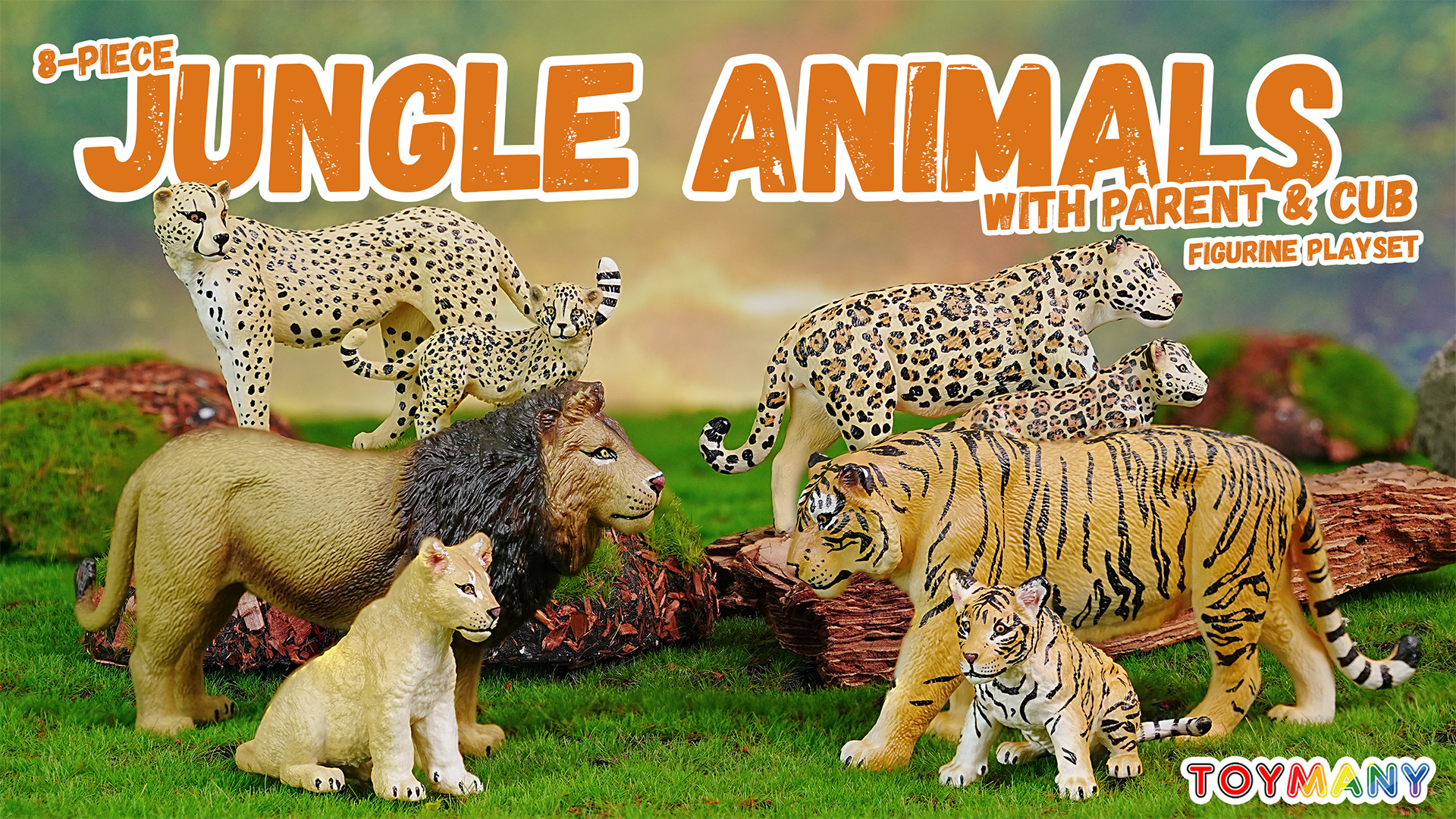mamal 2個 Amazon.com: Toymany 8PCS 2-5