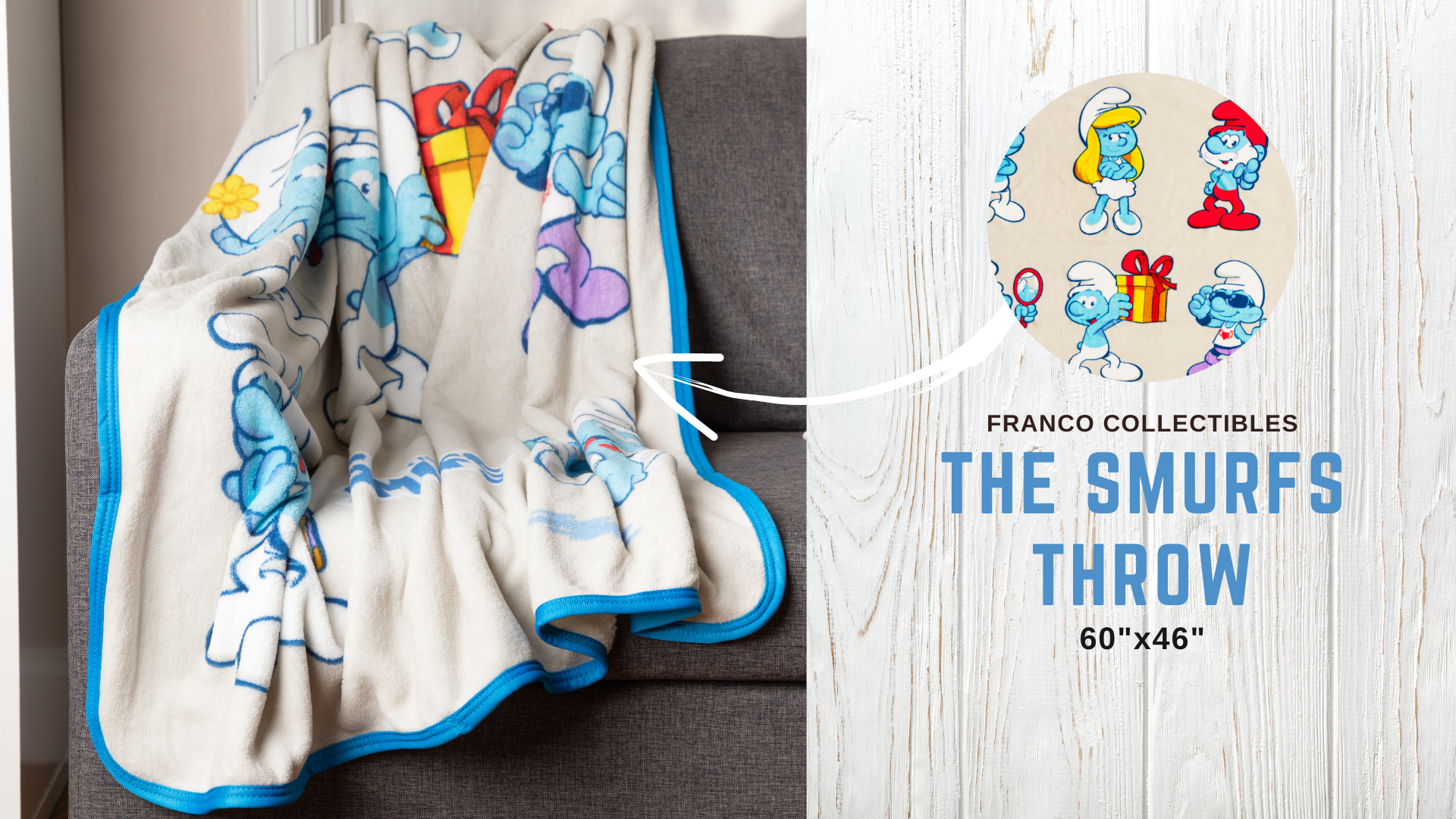 Amazon.com: Franco Collectibles Smurfs Bedding Super Soft Micro