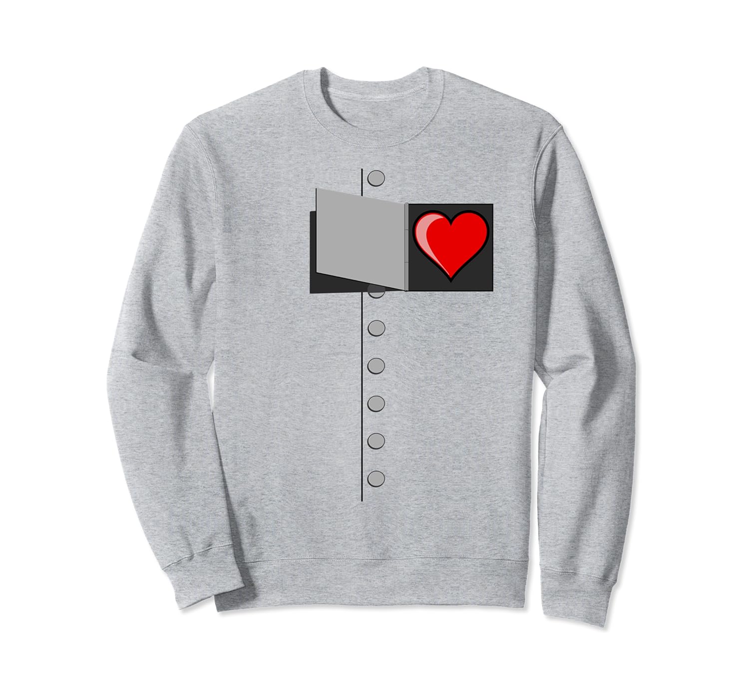 heart sweatshirt
