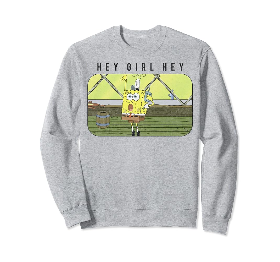 Hey girl hey spongebob shirt Clearance