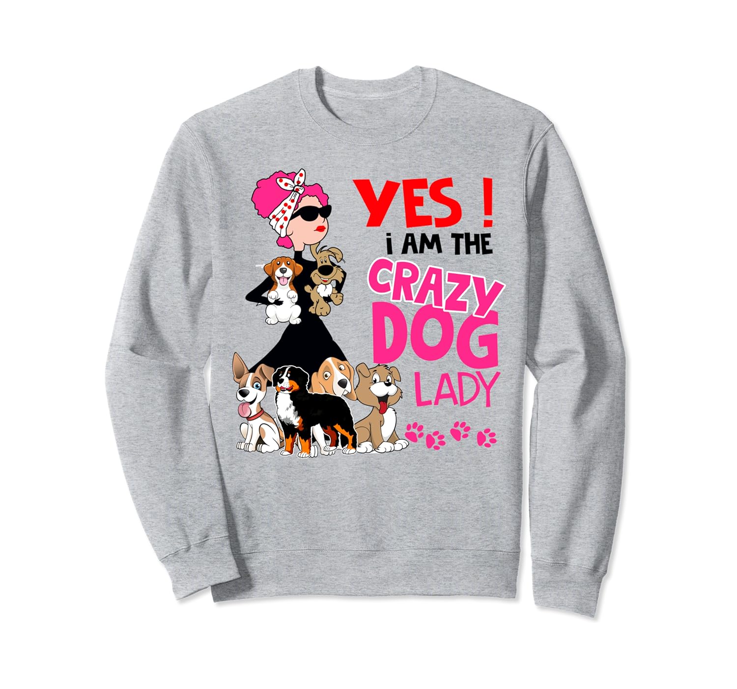 crazy dog lady sweatshirt