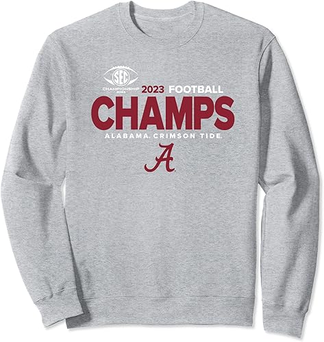 Miniatura 1 de Sudadera de fútbol Alabama Crimson Tide SEC Champs 2023, Gris