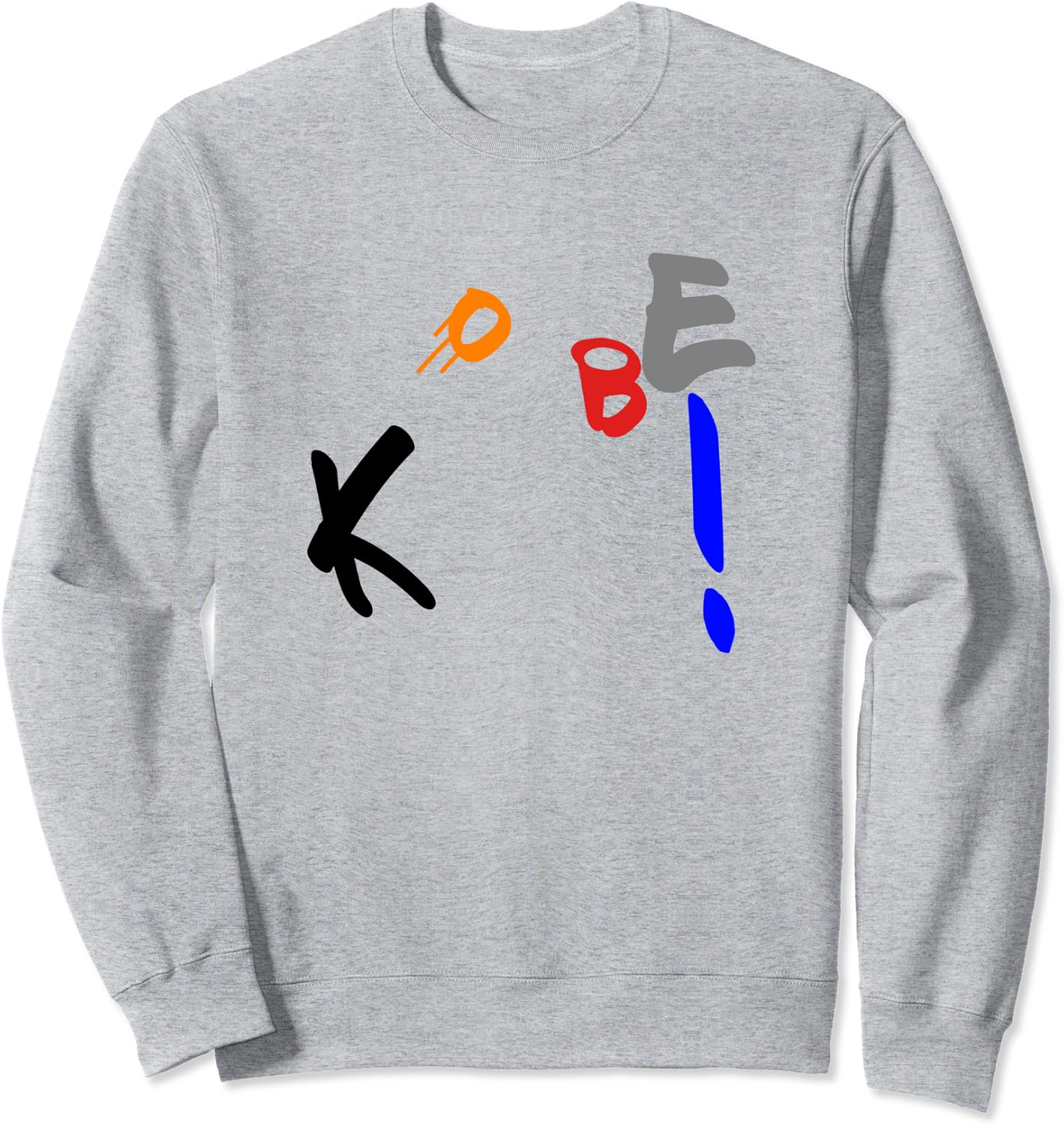 New Deal Keckosh Kobe! Sweatshirt ,Grey ,Small 🔥 Hot Deals Keckosh Kobe! Sweatshirt ,Grey ,Small
